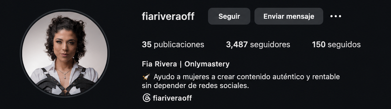 Instagram antes: 3.487 seguidores